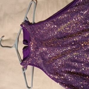 SHEIN Purple Sequin Kids Costume